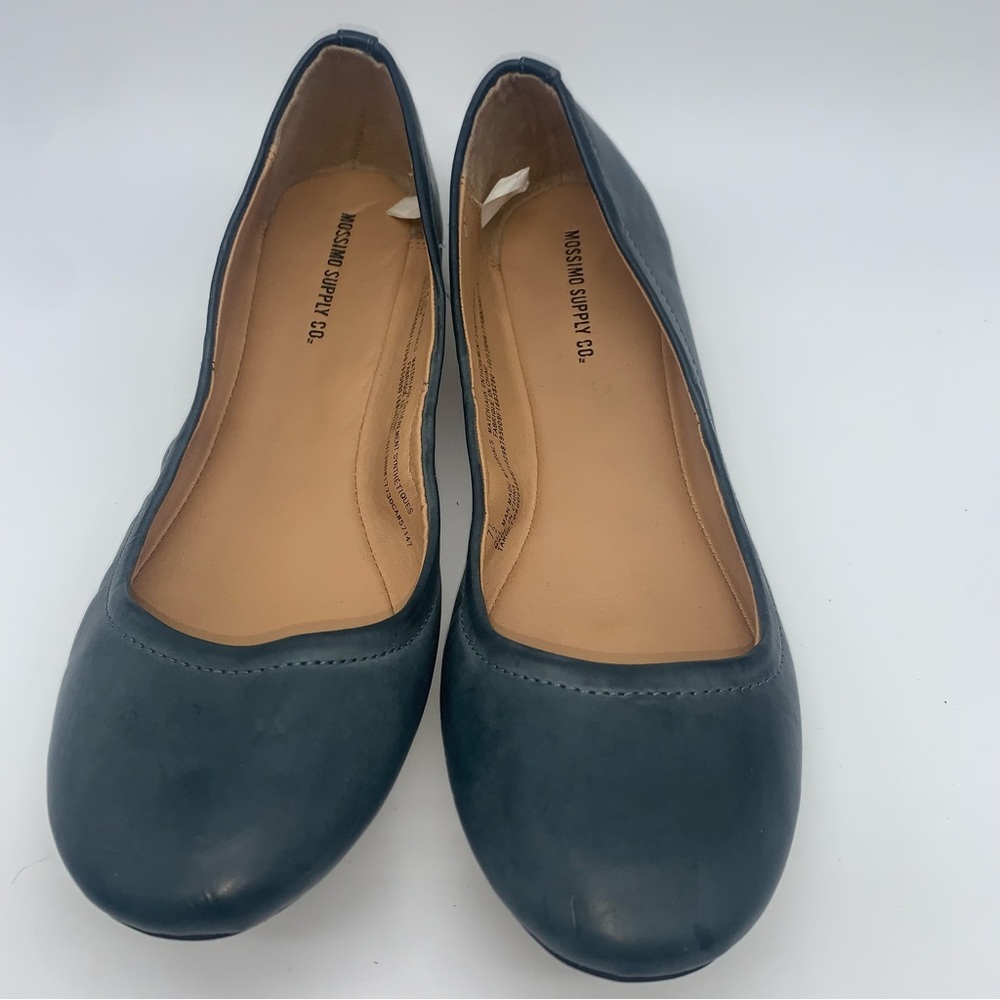 Mission Supply Co. Teal Flats Sz 7.5